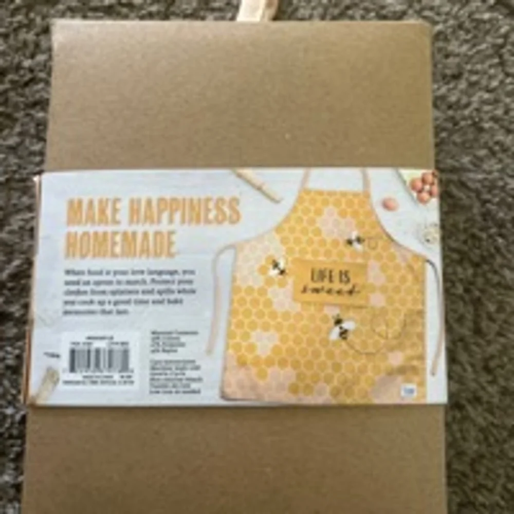 Unisex Unbranded Apron One Size Yellow Beige